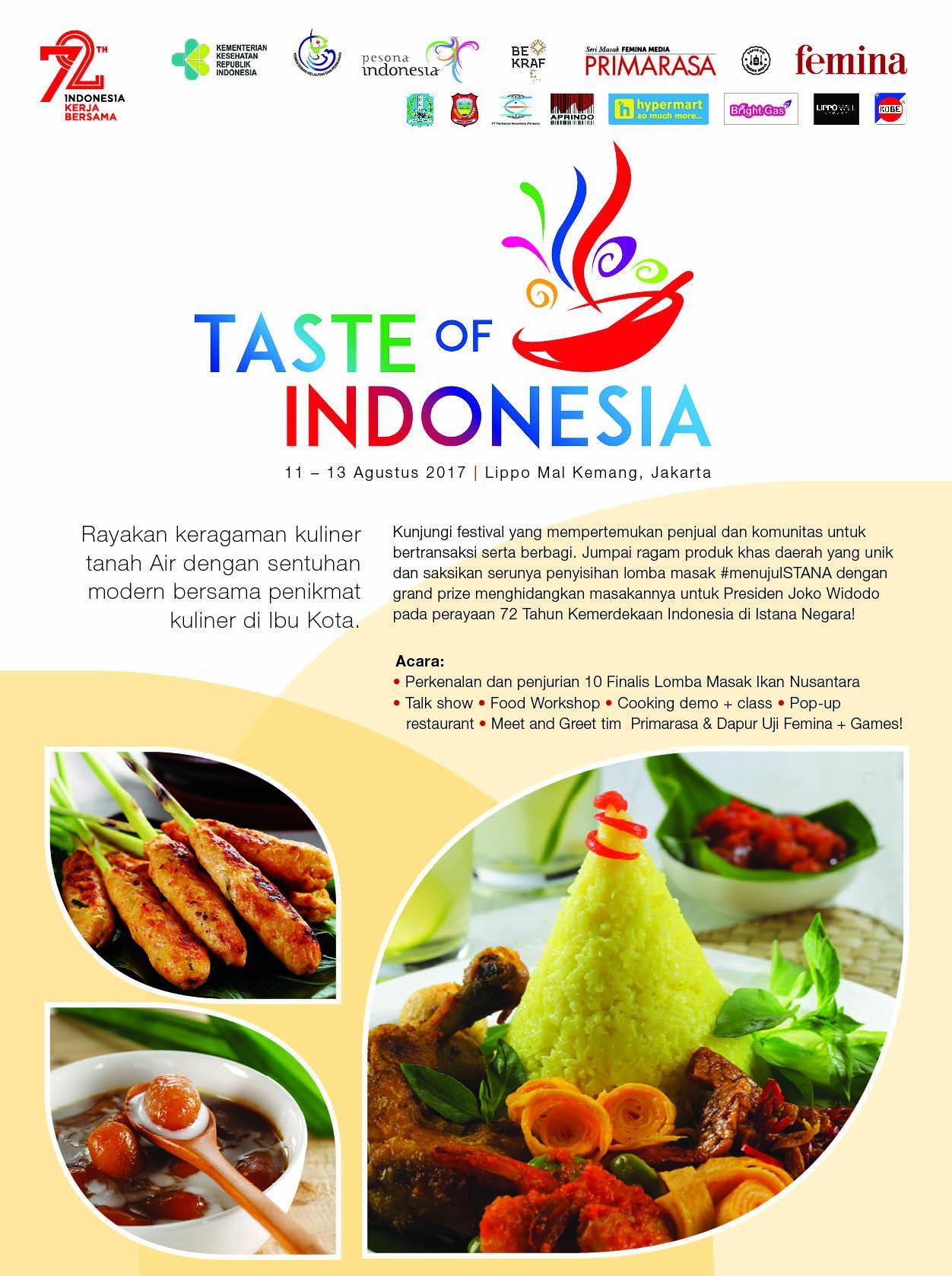 Taste Of Indonesia, Merayakan Keragaman Kuliner Nusantara